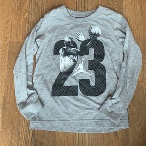 Jordan long sleeve t shirt size 5